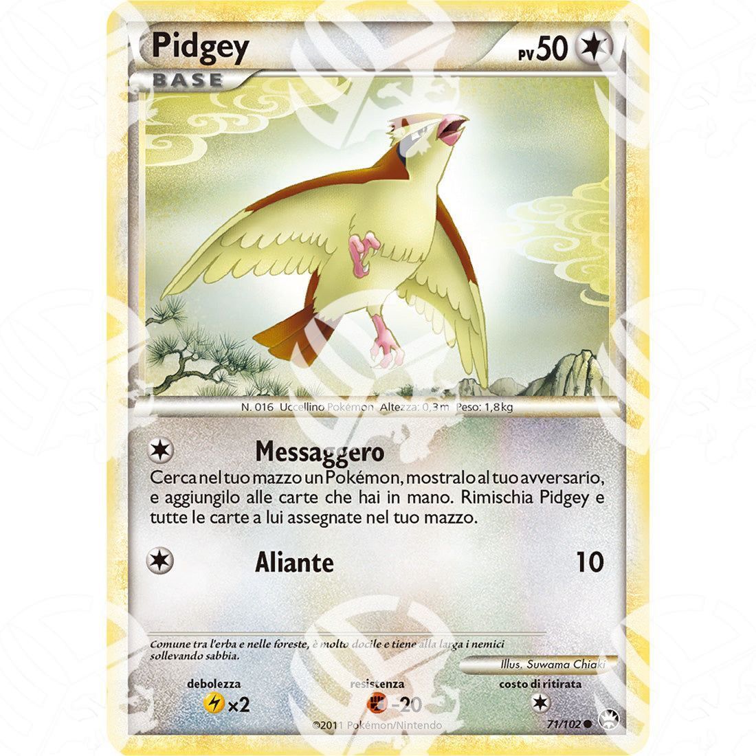 Battaglie Trionfali - Pidgey - 71/102 - Warcard -  -  - Battaglie Trionfali - Pidgey - 71/102 - Warcard - Battaglie Trionfali - Pidgey - 71/102 i prezzi più bassi sul mercato, solo da www.warcardshop.com! Carte singole, box, buste e mazzi.