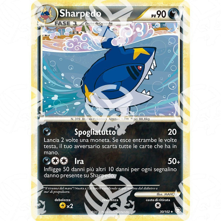 Battaglie Trionfali - Sharpedo - 30/102 - Warcard -  -  - Battaglie Trionfali - Sharpedo - 30/102 - Warcard - Battaglie Trionfali - Sharpedo - 30/102 i prezzi più bassi sul mercato, solo da www.warcardshop.com! Carte singole, box, buste e mazzi.