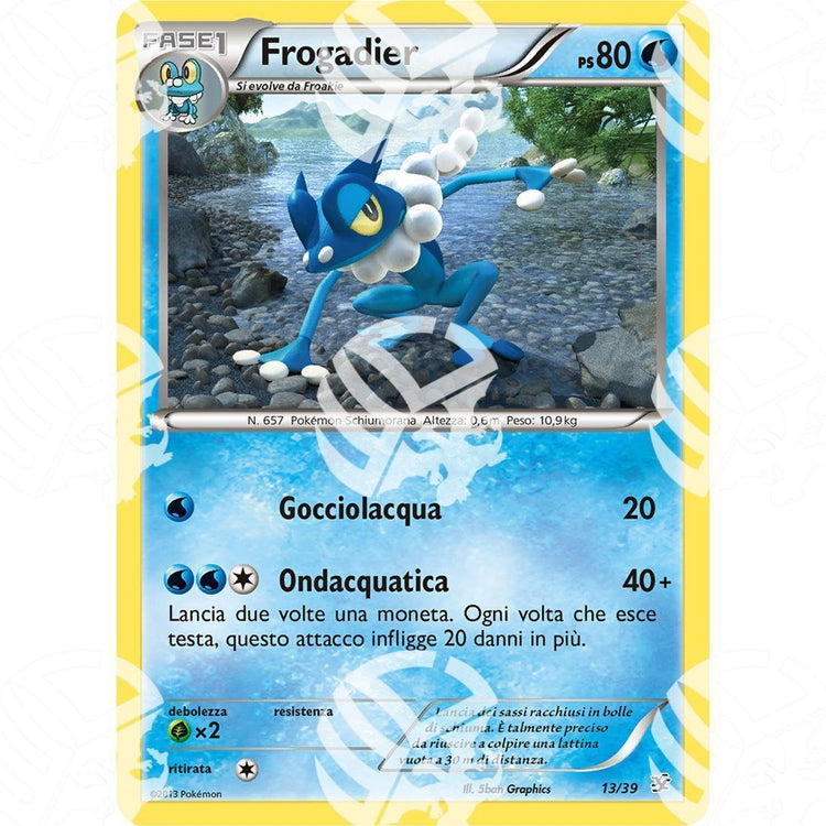 Benvenuti a Kalos - Frogadier - 13/39 - Warcard -  -  - Benvenuti a Kalos - Frogadier - 13/39 - Warcard - Benvenuti a Kalos - Frogadier - 13/39 i prezzi più bassi sul mercato, solo da www.warcardshop.com! Carte singole, box, buste e mazzi.