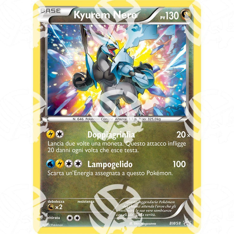 Black Star Promos - BW - Black Kyurem - Holo Promo BW58 - Warcard -  -  - Black Star Promos - BW - Black Kyurem - Holo Promo BW58 - Warcard - Black Star Promos - BW - Black Kyurem - Holo Promo BW58 i prezzi più bassi sul mercato, solo da www.warcardshop.com! Carte singole, box, buste e mazzi.