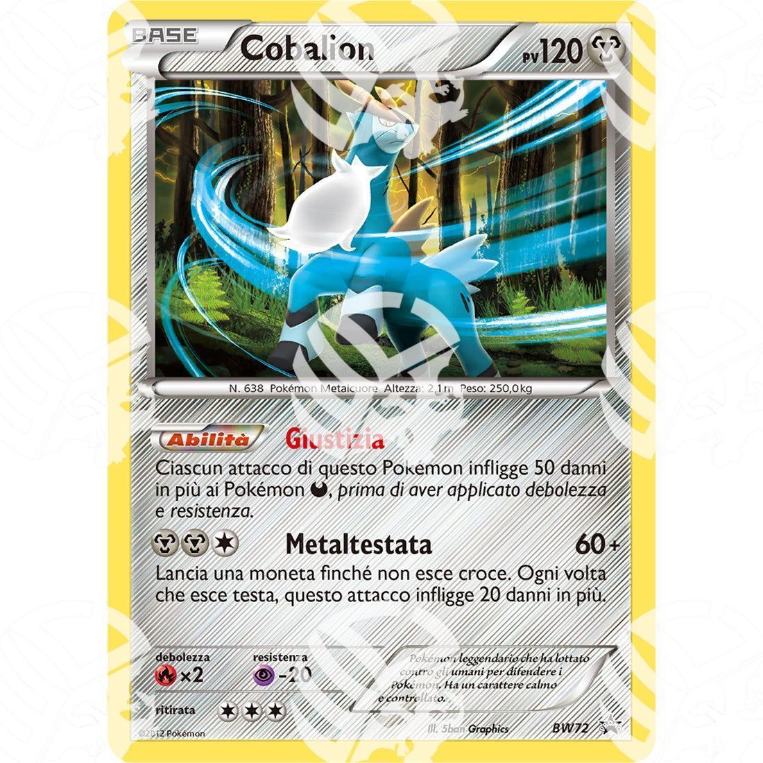 Black Star Promos - BW - Cobalion - Holo Promo BW72 - Warcard -  -  - Black Star Promos - BW - Cobalion - Holo Promo BW72 - Warcard - Black Star Promos - BW - Cobalion - Holo Promo BW72 i prezzi più bassi sul mercato, solo da www.warcardshop.com! Carte singole, box, buste e mazzi.