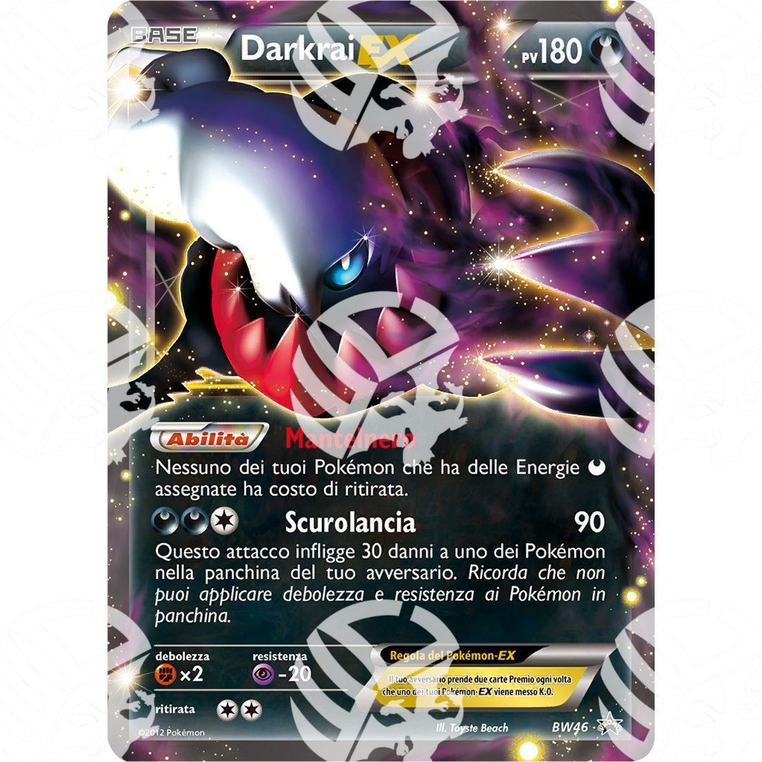 Black Star Promos - BW - Darkrai-EX - Holo Promo BW46 - Warcard -  -  - Black Star Promos - BW - Darkrai-EX - Holo Promo BW46 - Warcard - Black Star Promos - BW - Darkrai-EX - Holo Promo BW46 i prezzi più bassi sul mercato, solo da www.warcardshop.com! Carte singole, box, buste e mazzi.
