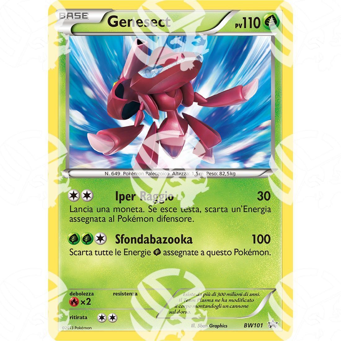 Black Star Promos - BW - Genesect - Promo BW101 - Warcard -  -  - Black Star Promos - BW - Genesect - Promo BW101 - Warcard - Black Star Promos - BW - Genesect - Promo BW101 i prezzi più bassi sul mercato, solo da www.warcardshop.com! Carte singole, box, buste e mazzi.