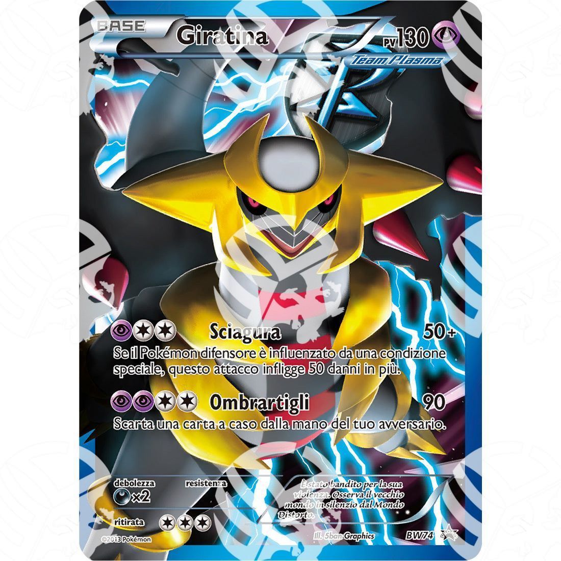 Black Star Promos - BW - Giratina - Holo Promo BW74 - Warcard -  -  - Black Star Promos - BW - Giratina - Holo Promo BW74 - Warcard - Black Star Promos - BW - Giratina - Holo Promo BW74 i prezzi più bassi sul mercato, solo da www.warcardshop.com! Carte singole, box, buste e mazzi.