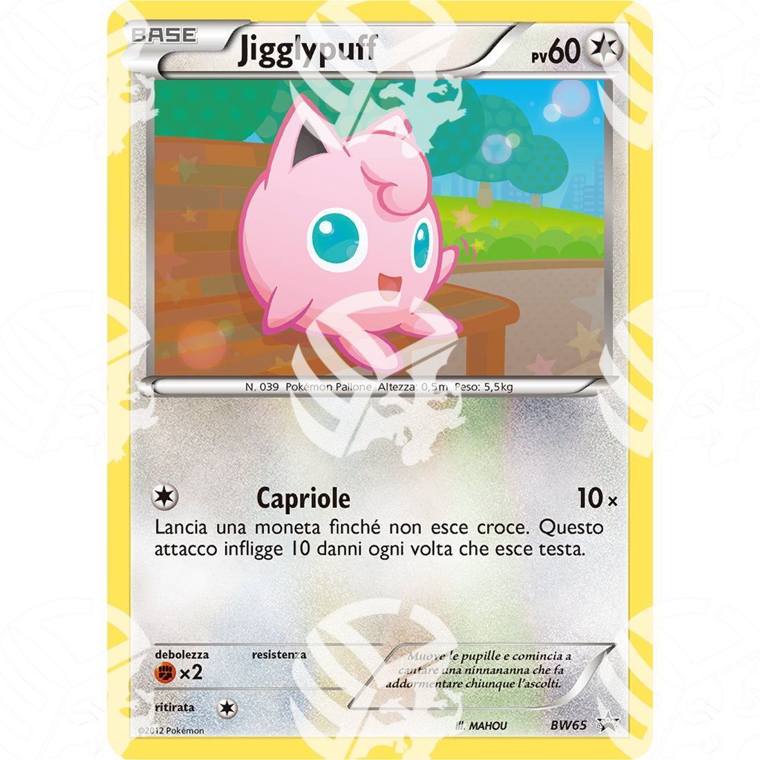 Black Star Promos - BW - Jigglypuff - Holo Promo BW65 - Warcard -  -  - Black Star Promos - BW - Jigglypuff - Holo Promo BW65 - Warcard - Black Star Promos - BW - Jigglypuff - Holo Promo BW65 i prezzi più bassi sul mercato, solo da www.warcardshop.com! Carte singole, box, buste e mazzi.