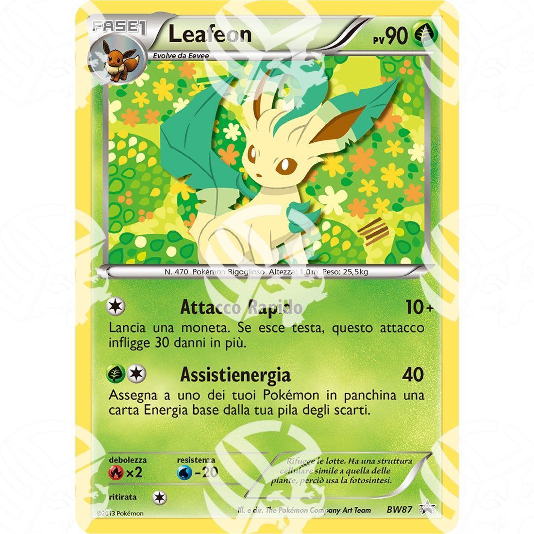 Black Star Promos - BW - Leafeon - Holo Promo BW87 - Warcard -  -  - Black Star Promos - BW - Leafeon - Holo Promo BW87 - Warcard - Black Star Promos - BW - Leafeon - Holo Promo BW87 i prezzi più bassi sul mercato, solo da www.warcardshop.com! Carte singole, box, buste e mazzi.
