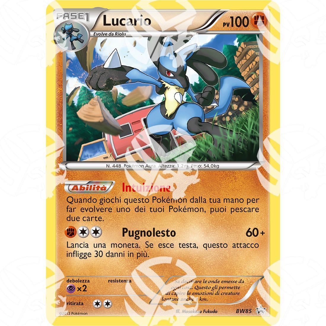 Black Star Promos - BW - Lucario - Holo Promo BW85 - Warcard -  -  - Black Star Promos - BW - Lucario - Holo Promo BW85 - Warcard - Black Star Promos - BW - Lucario - Holo Promo BW85 i prezzi più bassi sul mercato, solo da www.warcardshop.com! Carte singole, box, buste e mazzi.