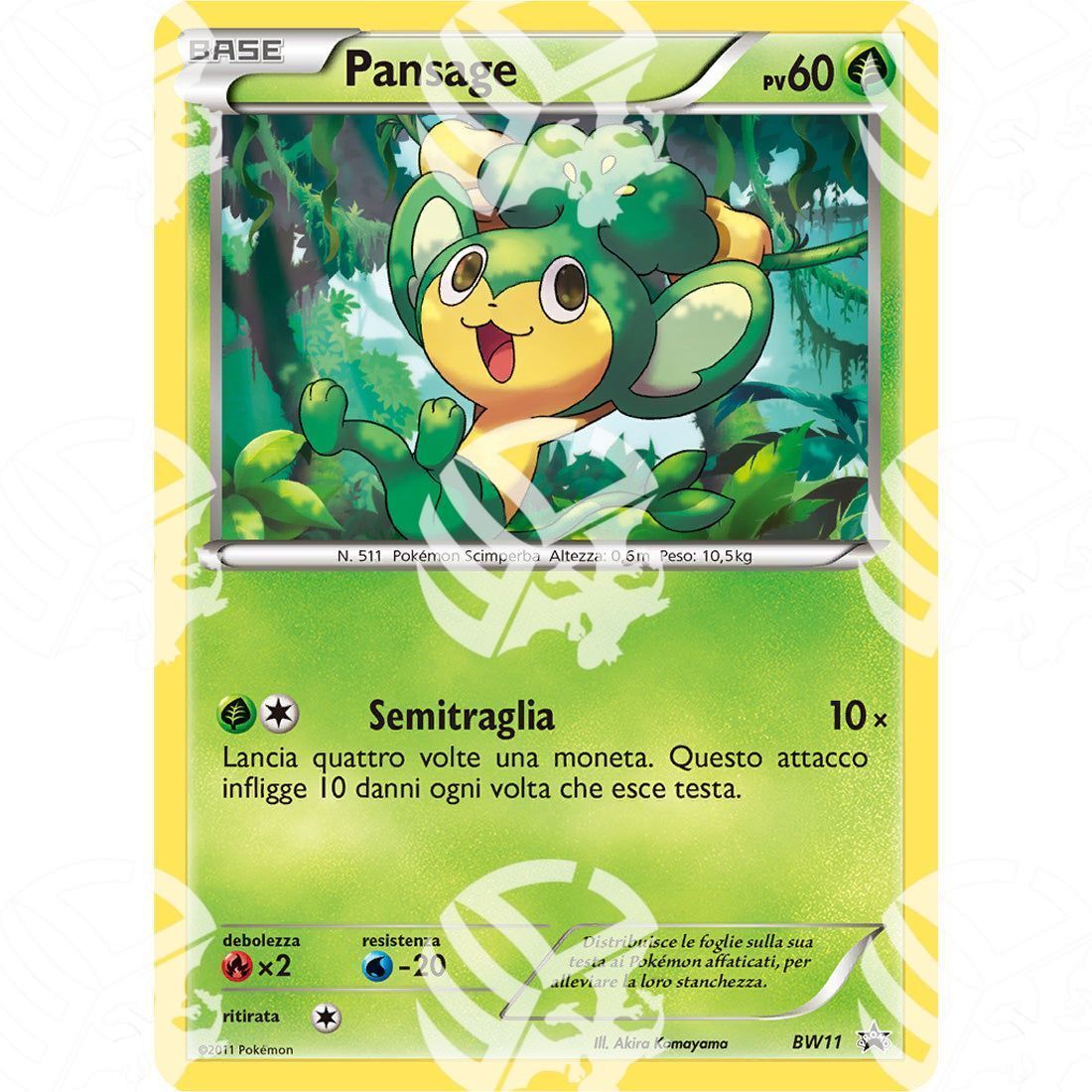 Black Star Promos - BW - Pansage - Holo Promo BW11 - Warcard -  -  - Black Star Promos - BW - Pansage - Holo Promo BW11 - Warcard - Black Star Promos - BW - Pansage - Holo Promo BW11 i prezzi più bassi sul mercato, solo da www.warcardshop.com! Carte singole, box, buste e mazzi.