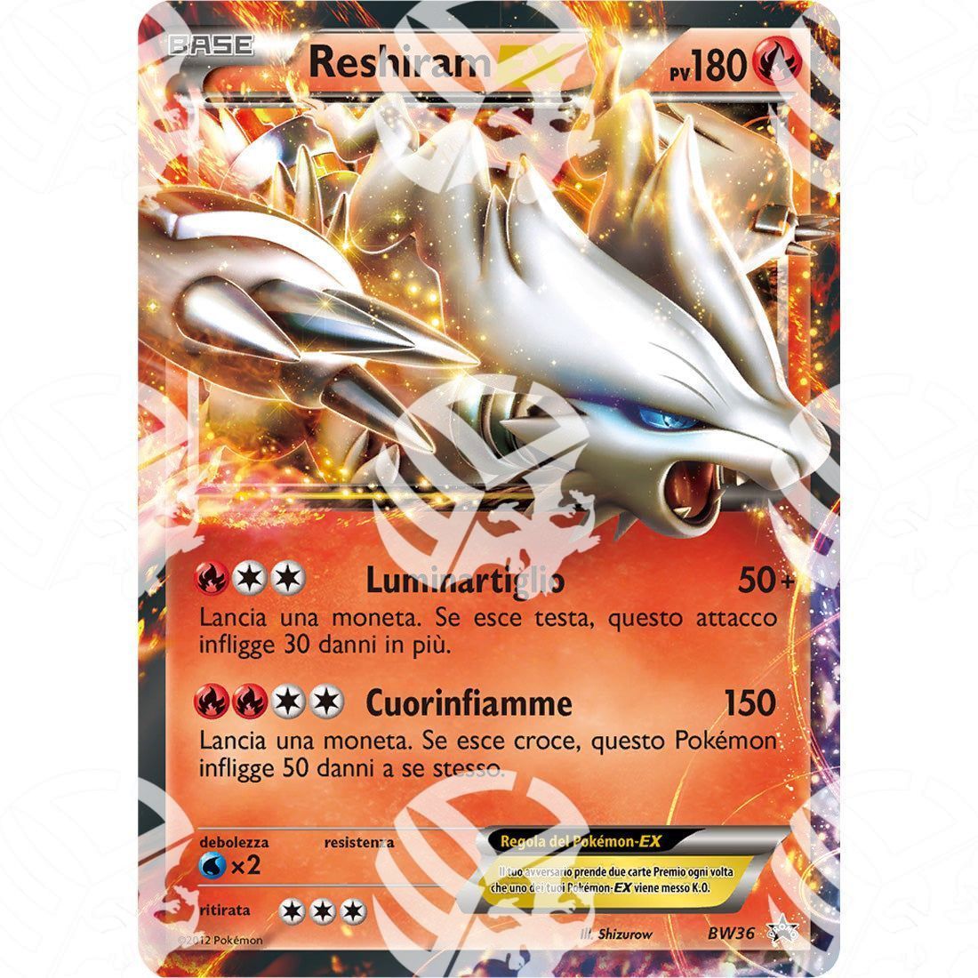 Black Star Promos - BW - Reshiram-EX - Holo Promo BW36 - Warcard -  -  - Black Star Promos - BW - Reshiram-EX - Holo Promo BW36 - Warcard - Black Star Promos - BW - Reshiram-EX - Holo Promo BW36 i prezzi più bassi sul mercato, solo da www.warcardshop.com! Carte singole, box, buste e mazzi.