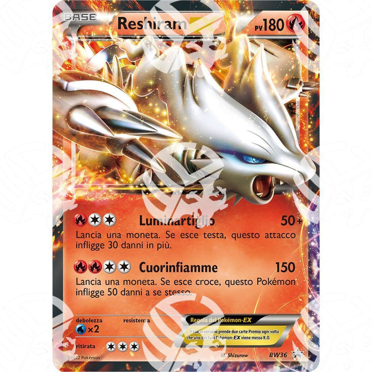 Black Star Promos - BW - Reshiram-EX - Holo Promo BW36 - Warcard -  -  - Black Star Promos - BW - Reshiram-EX - Holo Promo BW36 - Warcard - Black Star Promos - BW - Reshiram-EX - Holo Promo BW36 i prezzi più bassi sul mercato, solo da www.warcardshop.com! Carte singole, box, buste e mazzi.
