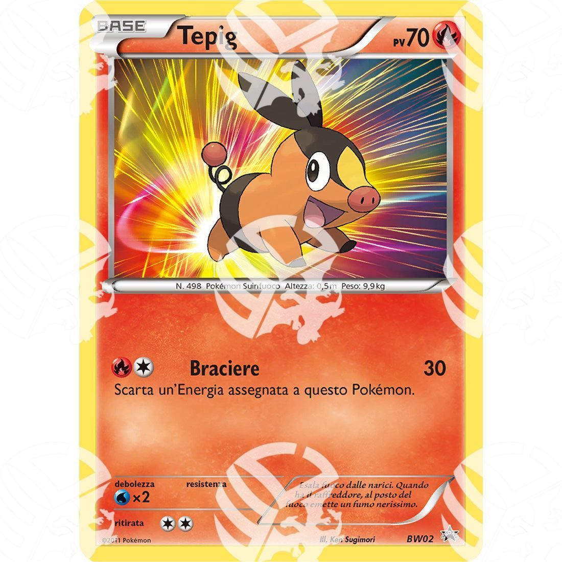 Black Star Promos - BW - Tepig - Holo Promo BW02 - Warcard -  -  - Black Star Promos - BW - Tepig - Holo Promo BW02 - Warcard - Black Star Promos - BW - Tepig - Holo Promo BW02 i prezzi più bassi sul mercato, solo da www.warcardshop.com! Carte singole, box, buste e mazzi.