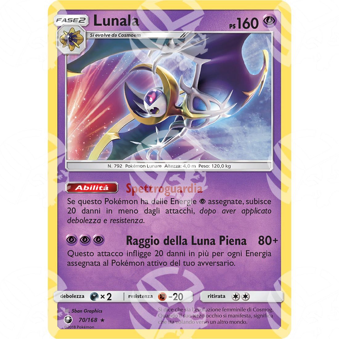 Tempesta Astrale - Lunala - Holo Rare 70/168 - Warcard - Tempesta Astrale - Lunala - Holo Rare 70/168 i prezzi più bassi sul mercato, solo da www.warcardshop.com! Carte singole, box, buste e mazzi.