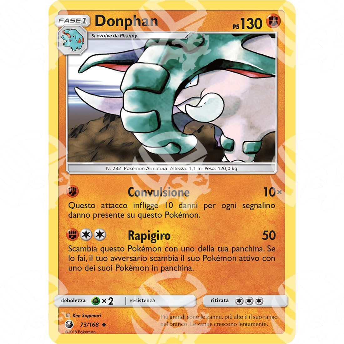 Tempesta Astrale - Donphan - 73/168 - Warcard - Tempesta Astrale - Donphan - 73/168 i prezzi più bassi sul mercato, solo da www.warcardshop.com! Carte singole, box, buste e mazzi.