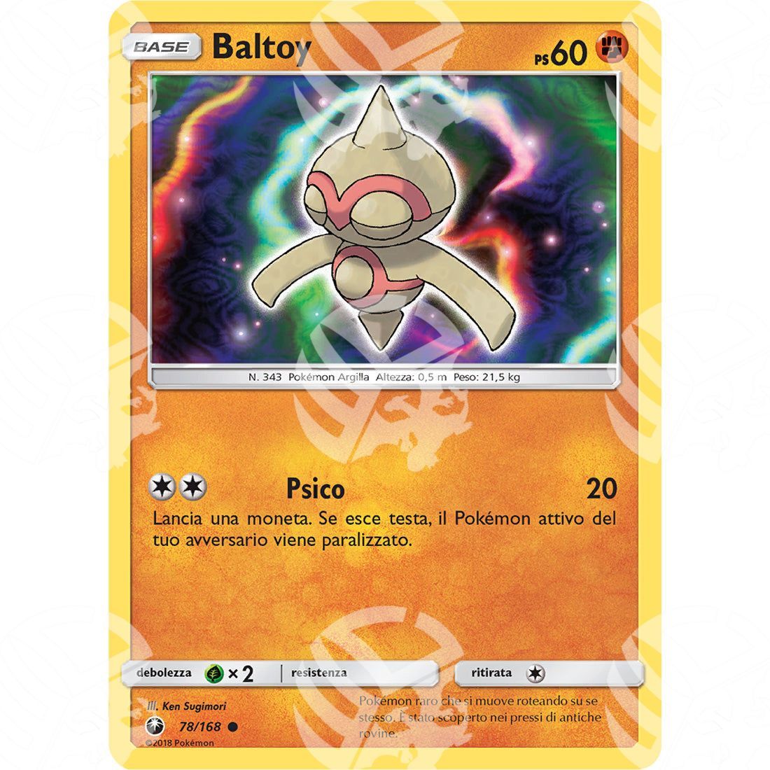 Tempesta Astrale - Baltoy - 78/168 - Warcard - Tempesta Astrale - Baltoy - 78/168 i prezzi più bassi sul mercato, solo da www.warcardshop.com! Carte singole, box, buste e mazzi.
