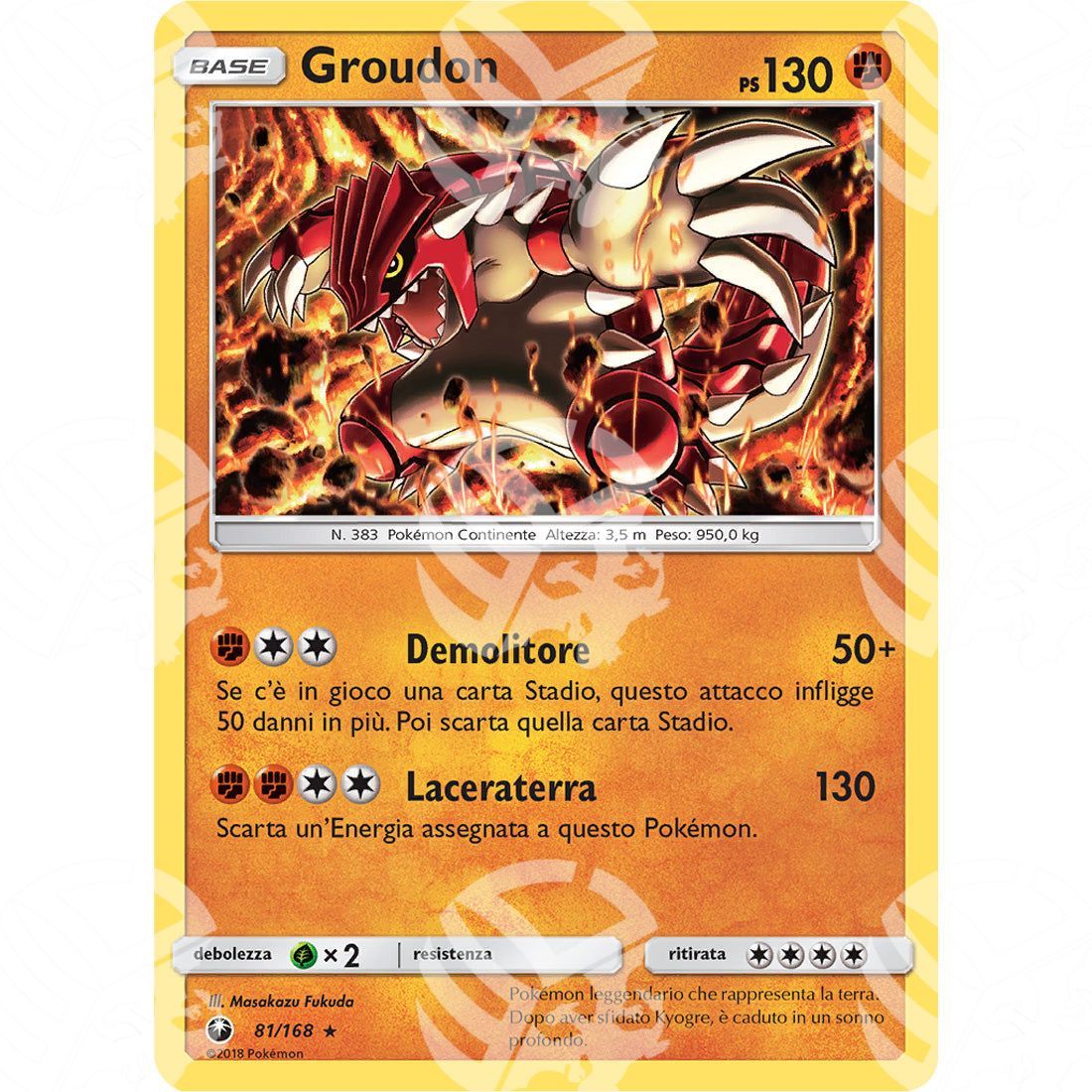 Tempesta Astrale - Groudon - Holo Rare 81/168 - Warcard - Tempesta Astrale - Groudon - Holo Rare 81/168 i prezzi più bassi sul mercato, solo da www.warcardshop.com! Carte singole, box, buste e mazzi.
