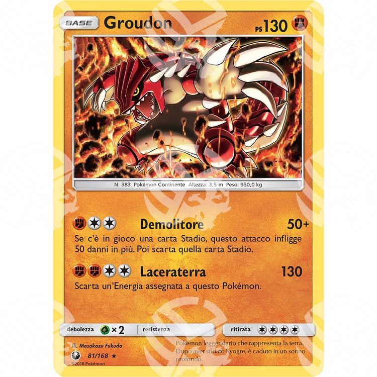 Tempesta Astrale - Groudon - Holo Rare 81/168 - Warcard - Tempesta Astrale - Groudon - Holo Rare 81/168 i prezzi più bassi sul mercato, solo da www.warcardshop.com! Carte singole, box, buste e mazzi.