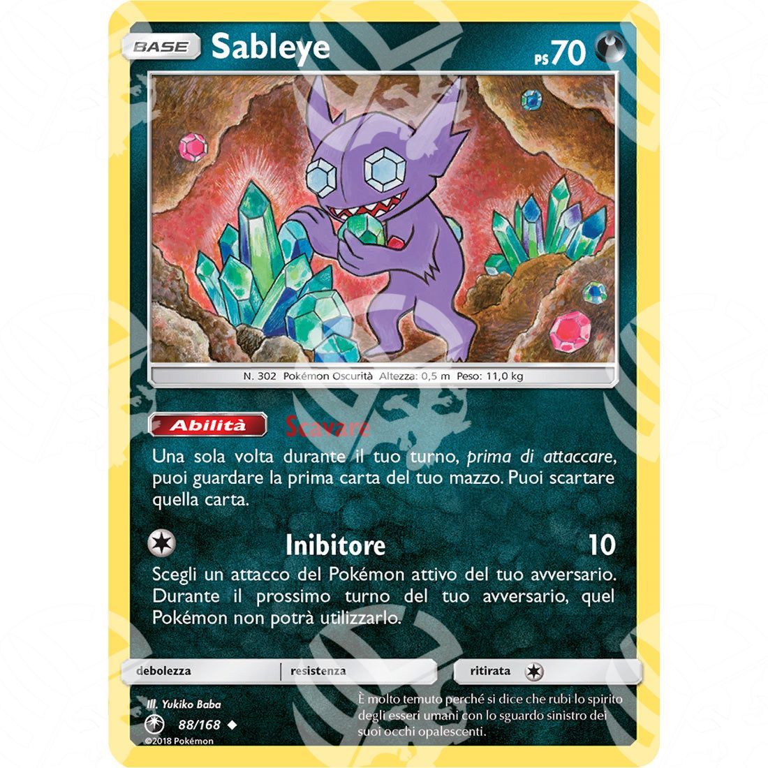 Tempesta Astrale - Sableye - 88/168 - Warcard - Tempesta Astrale - Sableye - 88/168 i prezzi più bassi sul mercato, solo da www.warcardshop.com! Carte singole, box, buste e mazzi.