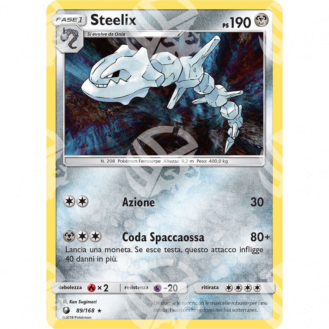 Tempesta Astrale - Steelix - Holo Rare 89/168 - Warcard - Tempesta Astrale - Steelix - Holo Rare 89/168 i prezzi più bassi sul mercato, solo da www.warcardshop.com! Carte singole, box, buste e mazzi.