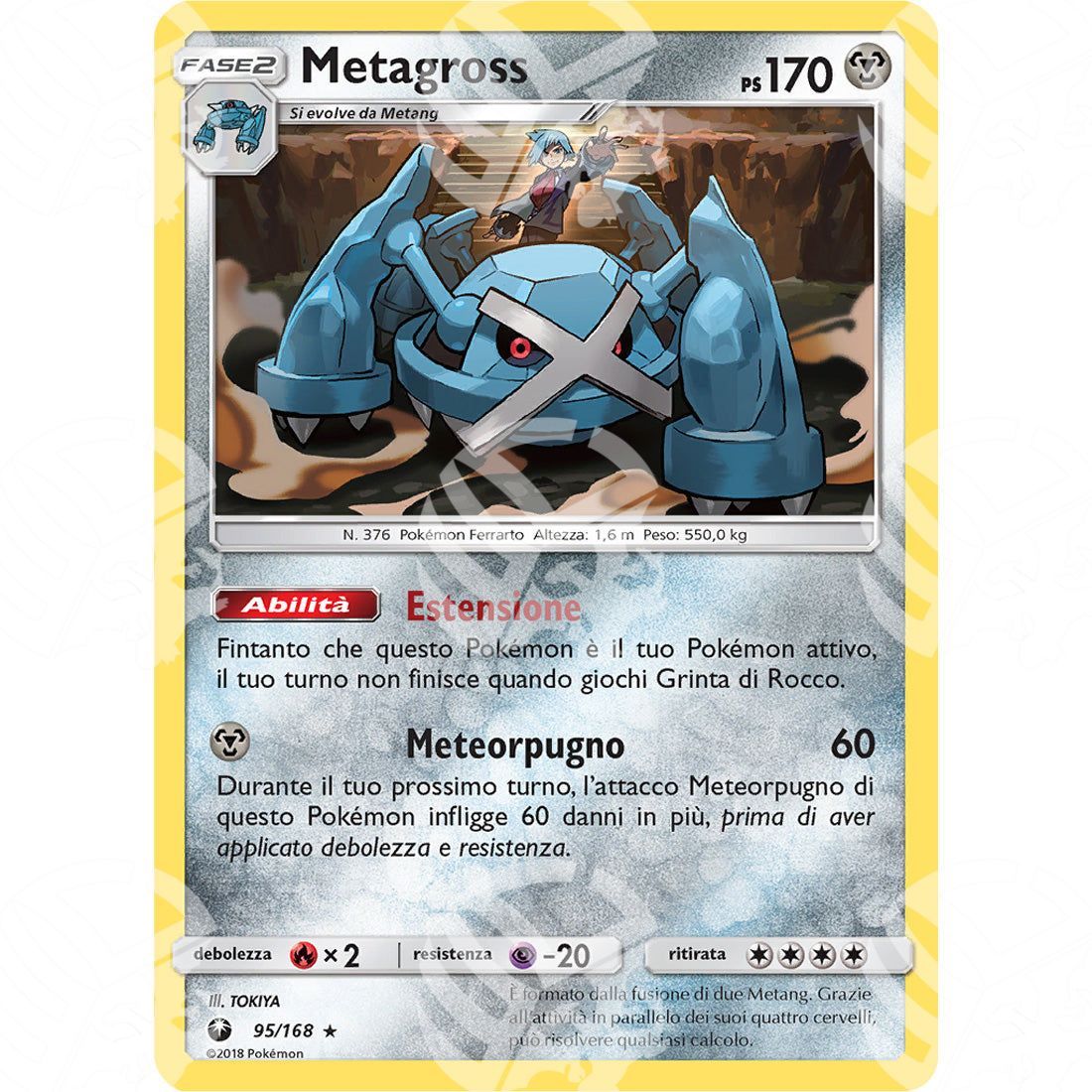 Tempesta Astrale - Metagross - Holo Rare 95/168 - Warcard - Tempesta Astrale - Metagross - Holo Rare 95/168 i prezzi più bassi sul mercato, solo da www.warcardshop.com! Carte singole, box, buste e mazzi.