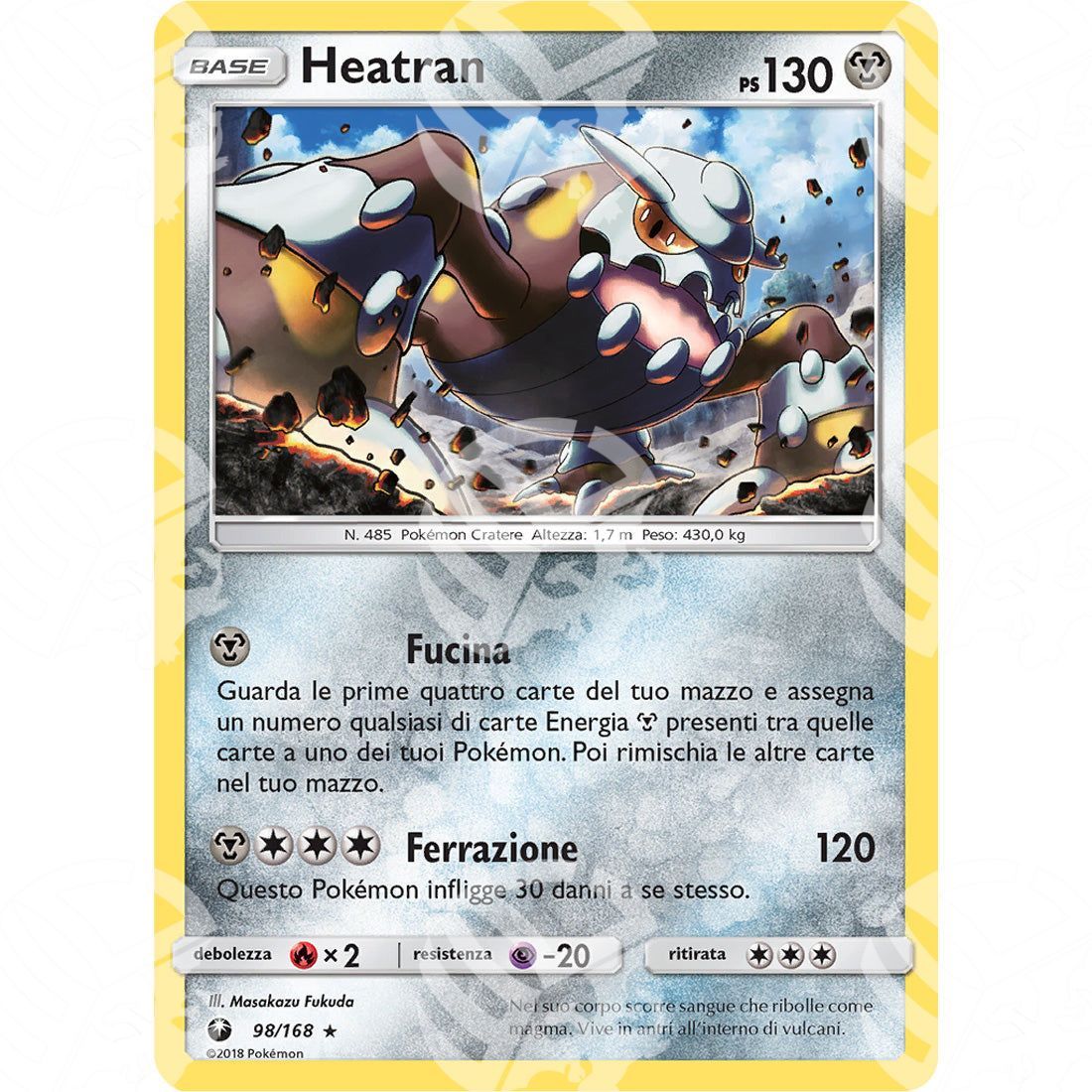 Tempesta Astrale - Heatran - Holo Rare 98/168 - Warcard - Tempesta Astrale - Heatran - Holo Rare 98/168 i prezzi più bassi sul mercato, solo da www.warcardshop.com! Carte singole, box, buste e mazzi.