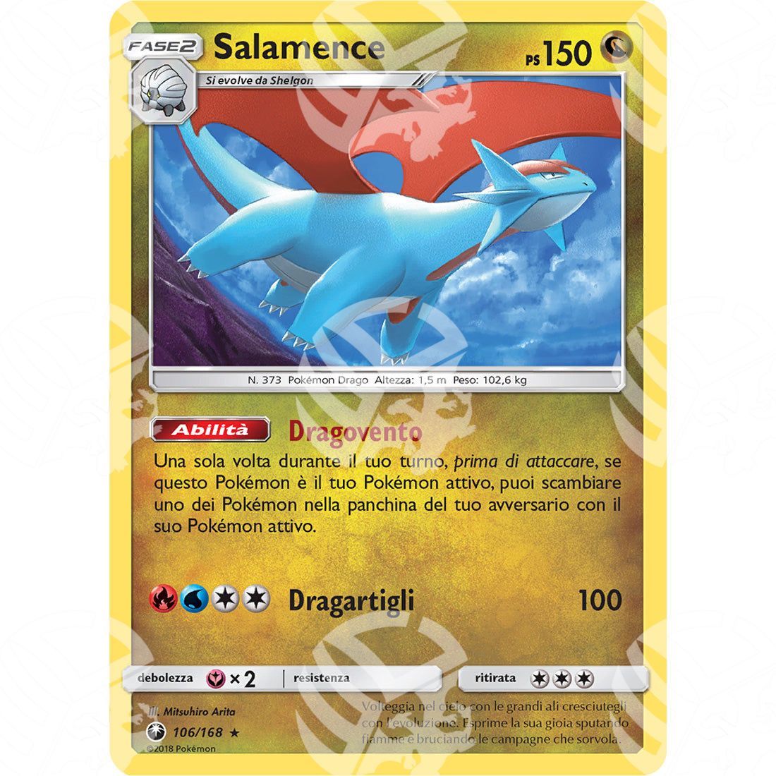 Tempesta Astrale - Salamence - Holo Rare 106/168 - Warcard - Tempesta Astrale - Salamence - Holo Rare 106/168 i prezzi più bassi sul mercato, solo da www.warcardshop.com! Carte singole, box, buste e mazzi.