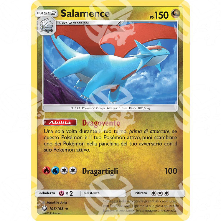 Tempesta Astrale - Salamence - Holo Rare 106/168 - Warcard - Tempesta Astrale - Salamence - Holo Rare 106/168 i prezzi più bassi sul mercato, solo da www.warcardshop.com! Carte singole, box, buste e mazzi.