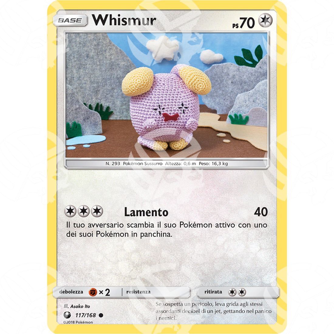 Tempesta Astrale - Whismur - 117/168 - Warcard - Tempesta Astrale - Whismur - 117/168 i prezzi più bassi sul mercato, solo da www.warcardshop.com! Carte singole, box, buste e mazzi.