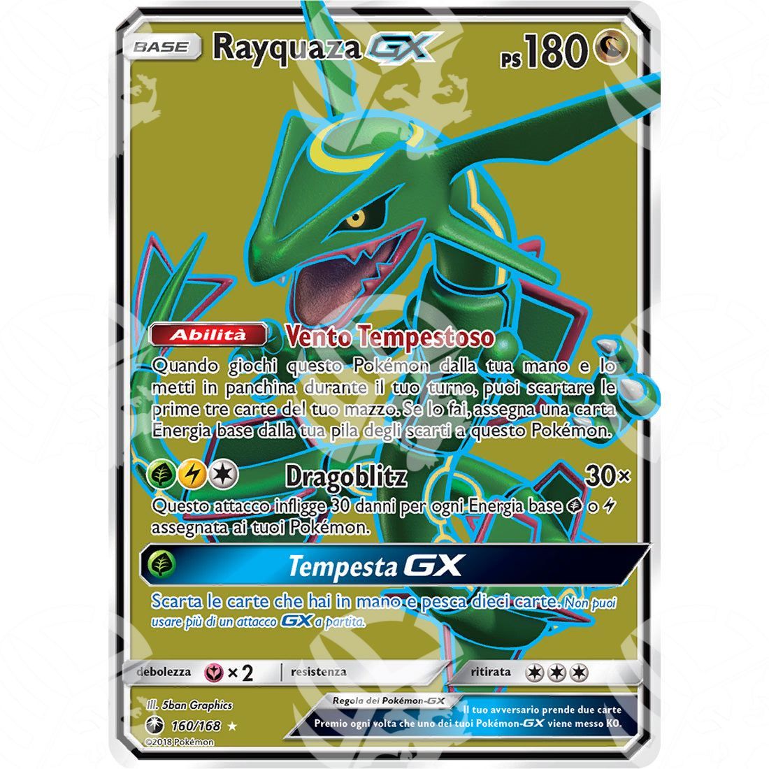Tempesta Astrale - Rayquaza GX - Ultra Rare 160/168 - Warcard - Tempesta Astrale - Rayquaza GX - Ultra Rare 160/168 i prezzi più bassi sul mercato, solo da www.warcardshop.com! Carte singole, box, buste e mazzi.