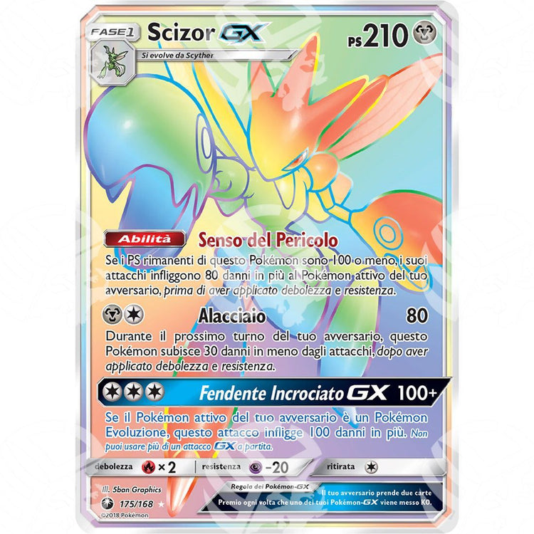 Tempesta Astrale - Scizor GX - Rainbow Rare 175/168 - Warcard - Tempesta Astrale - Scizor GX - Rainbow Rare 175/168 i prezzi più bassi sul mercato, solo da www.warcardshop.com! Carte singole, box, buste e mazzi.