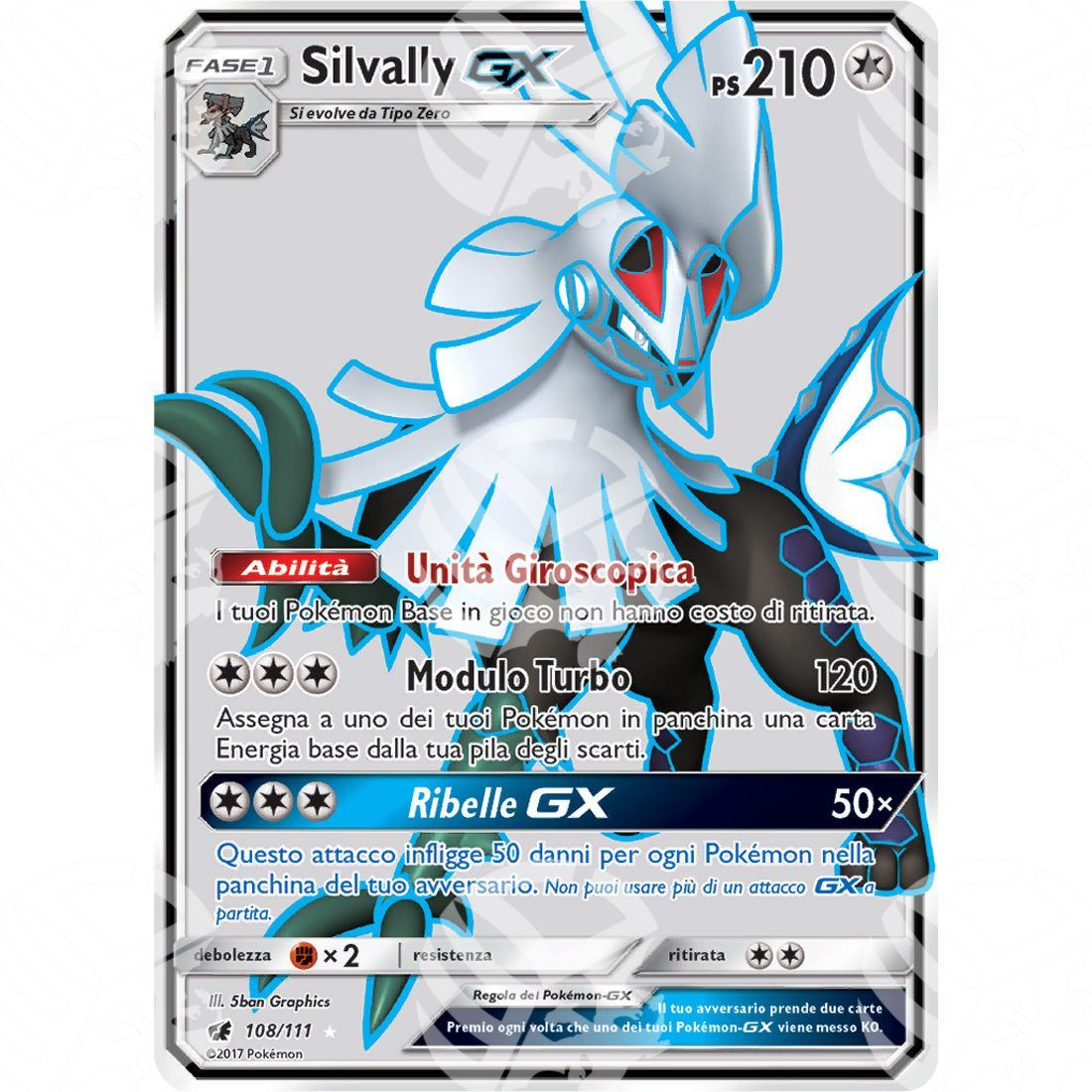 Invasione Scarlatta - Silvally GX - Ultra Rare 108/111 - Warcard - Invasione Scarlatta - Silvally GX - Ultra Rare 108/111 i prezzi più bassi sul mercato, solo da www.warcardshop.com! Carte singole, box, buste e mazzi.