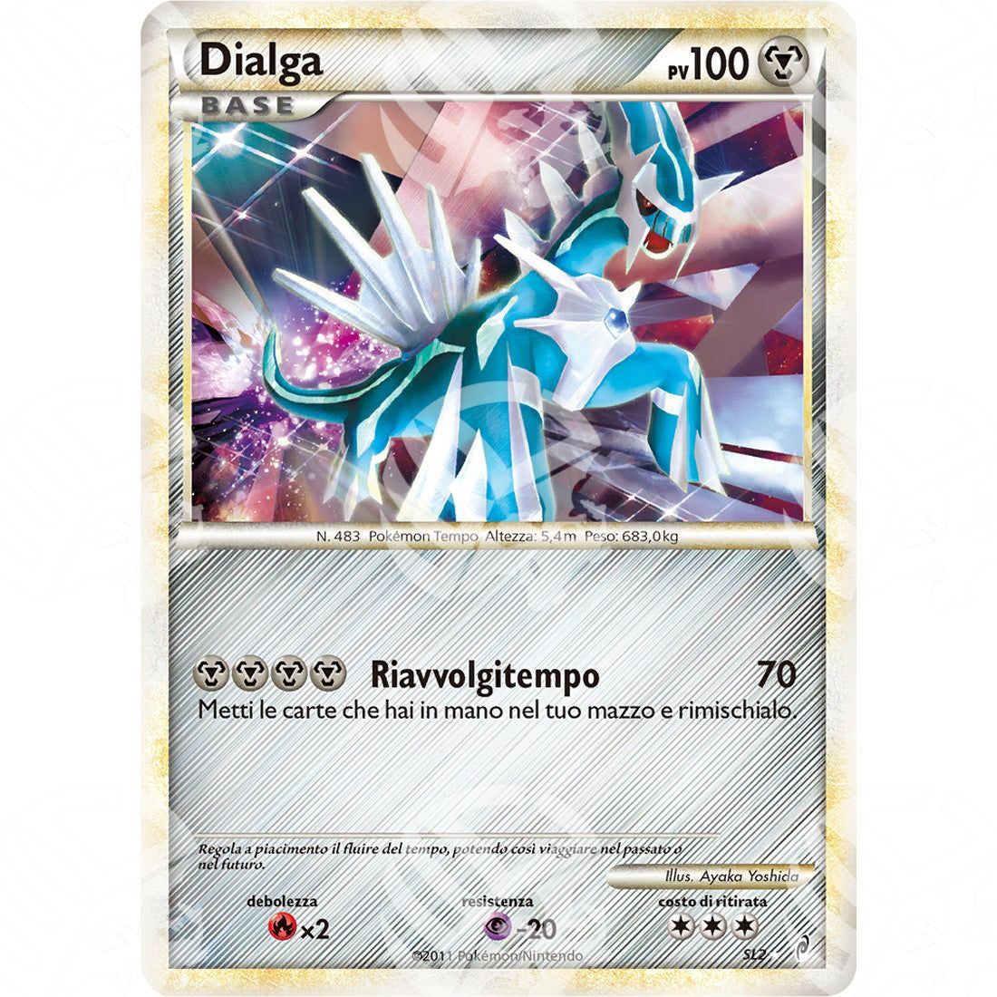 Richiamo delle Leggende - Dialga - Shiny Holo Rare SL2 - Warcard - Richiamo delle Leggende - Dialga - Shiny Holo Rare SL2 i prezzi più bassi sul mercato, solo da www.warcardshop.com! Carte singole, box, buste e mazzi.