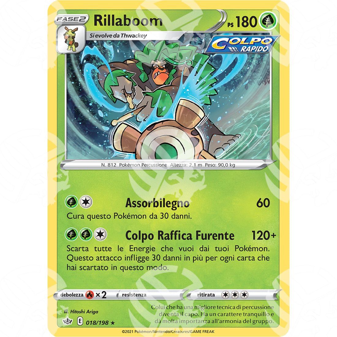 Regno Glaciale - Rillaboom - Holo Rare 018/198 - Warcard - Regno Glaciale - Rillaboom - Holo Rare 018/198 i prezzi più bassi sul mercato, solo da www.warcardshop.com! Carte singole, box, buste e mazzi.