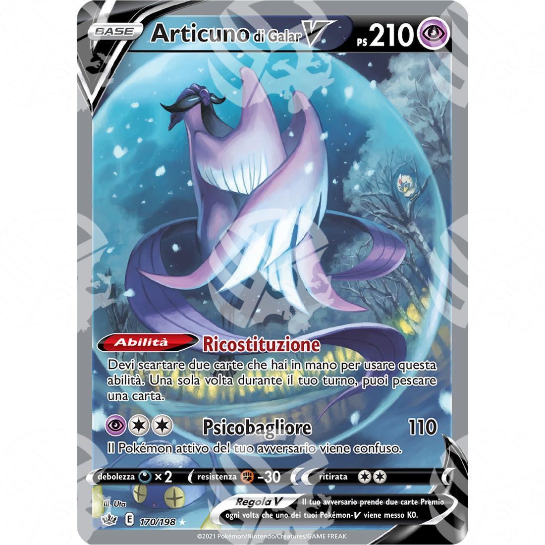 Regno Glaciale - Galarian Articuno V - Ultra Rare 170/198 - Warcard - Regno Glaciale - Galarian Articuno V - Ultra Rare 170/198 i prezzi più bassi sul mercato, solo da www.warcardshop.com! Carte singole, box, buste e mazzi.