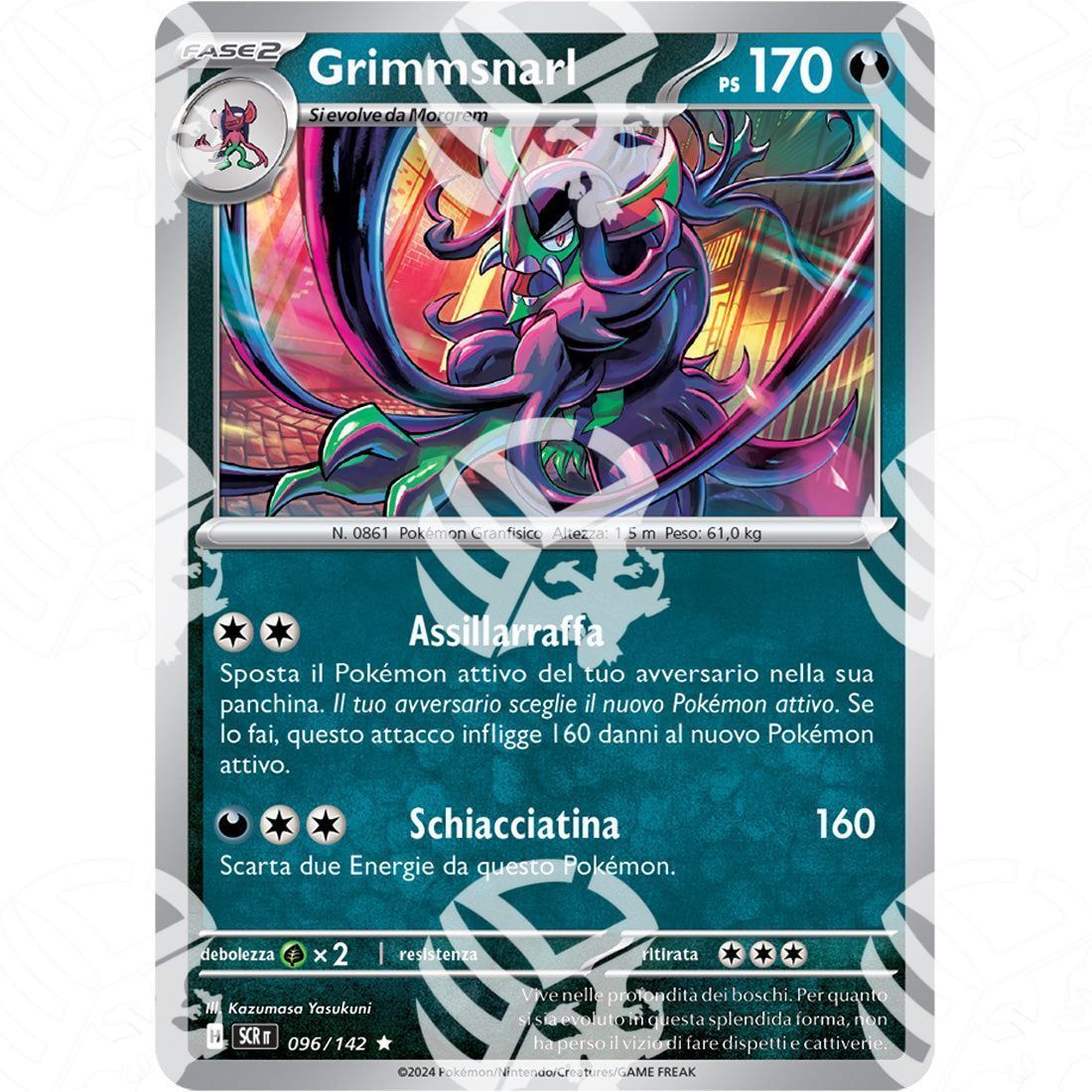 Corona Astrale - Grimmsnarl - 096/142 - Warcard - Corona Astrale - Grimmsnarl - 096/142 i prezzi più bassi sul mercato, solo da www.warcardshop.com! Carte singole, box, buste e mazzi.