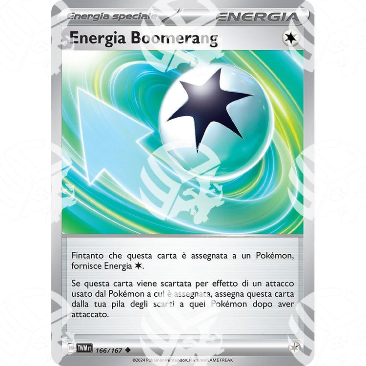 Crepuscolo Mascherato - Boomerang Energy - 166/167 - Warcard - Crepuscolo Mascherato - Boomerang Energy - 166/167 i prezzi più bassi sul mercato, solo da www.warcardshop.com! Carte singole, box, buste e mazzi.