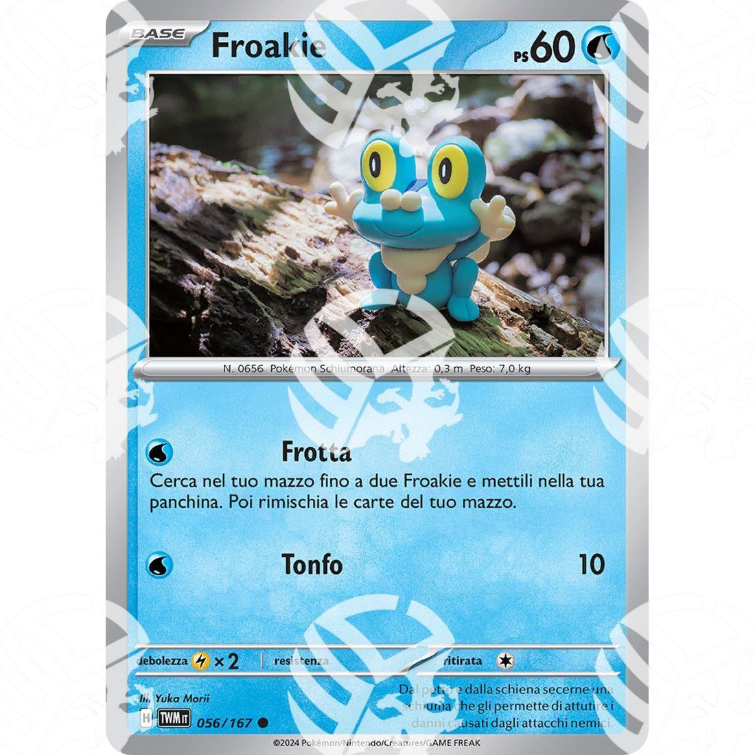 Crepuscolo Mascherato - Froakie - 056/167 - Warcard - Crepuscolo Mascherato - Froakie - 056/167 i prezzi più bassi sul mercato, solo da www.warcardshop.com! Carte singole, box, buste e mazzi.