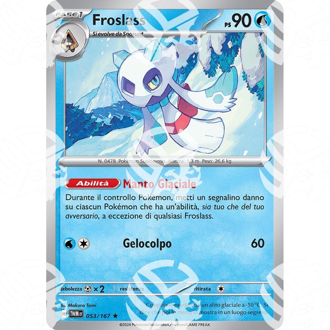 Crepuscolo Mascherato - Froslass - Holo Rare 053/167 - Warcard - Crepuscolo Mascherato - Froslass - Holo Rare 053/167 i prezzi più bassi sul mercato, solo da www.warcardshop.com! Carte singole, box, buste e mazzi.