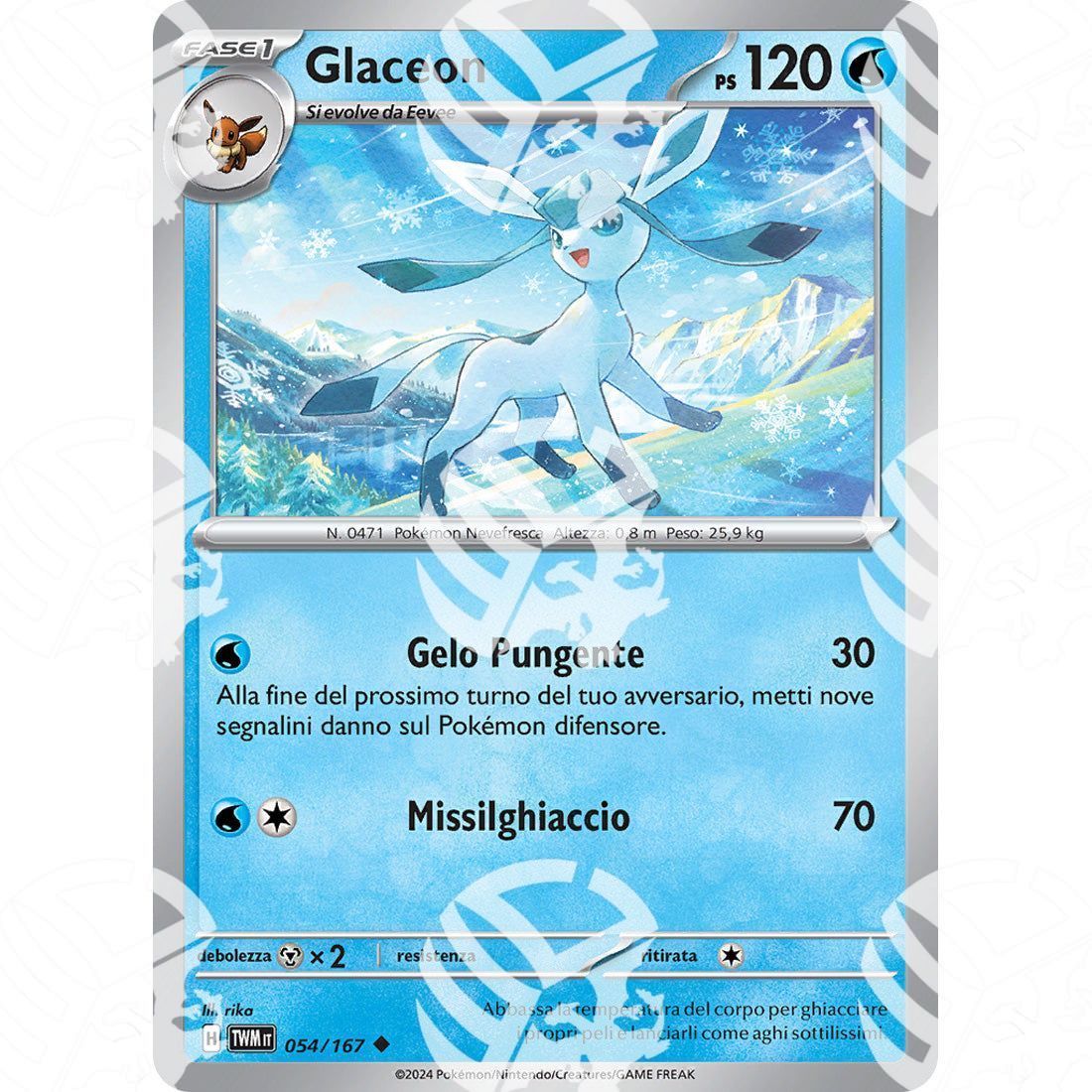 Crepuscolo Mascherato - Glaceon - 054/167 - Warcard - Crepuscolo Mascherato - Glaceon - 054/167 i prezzi più bassi sul mercato, solo da www.warcardshop.com! Carte singole, box, buste e mazzi.