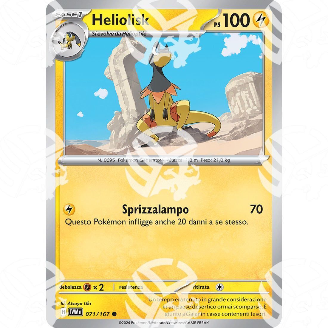 Crepuscolo Mascherato - Heliolisk - 071/167 - Warcard - Crepuscolo Mascherato - Heliolisk - 071/167 i prezzi più bassi sul mercato, solo da www.warcardshop.com! Carte singole, box, buste e mazzi.