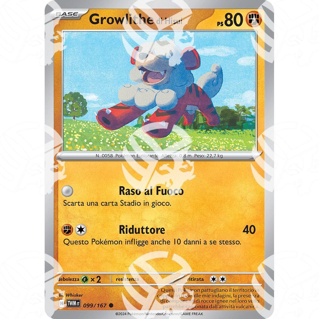 Crepuscolo Mascherato - Hisuian Growlithe - 099/167 - Warcard - Crepuscolo Mascherato - Hisuian Growlithe - 099/167 i prezzi più bassi sul mercato, solo da www.warcardshop.com! Carte singole, box, buste e mazzi.