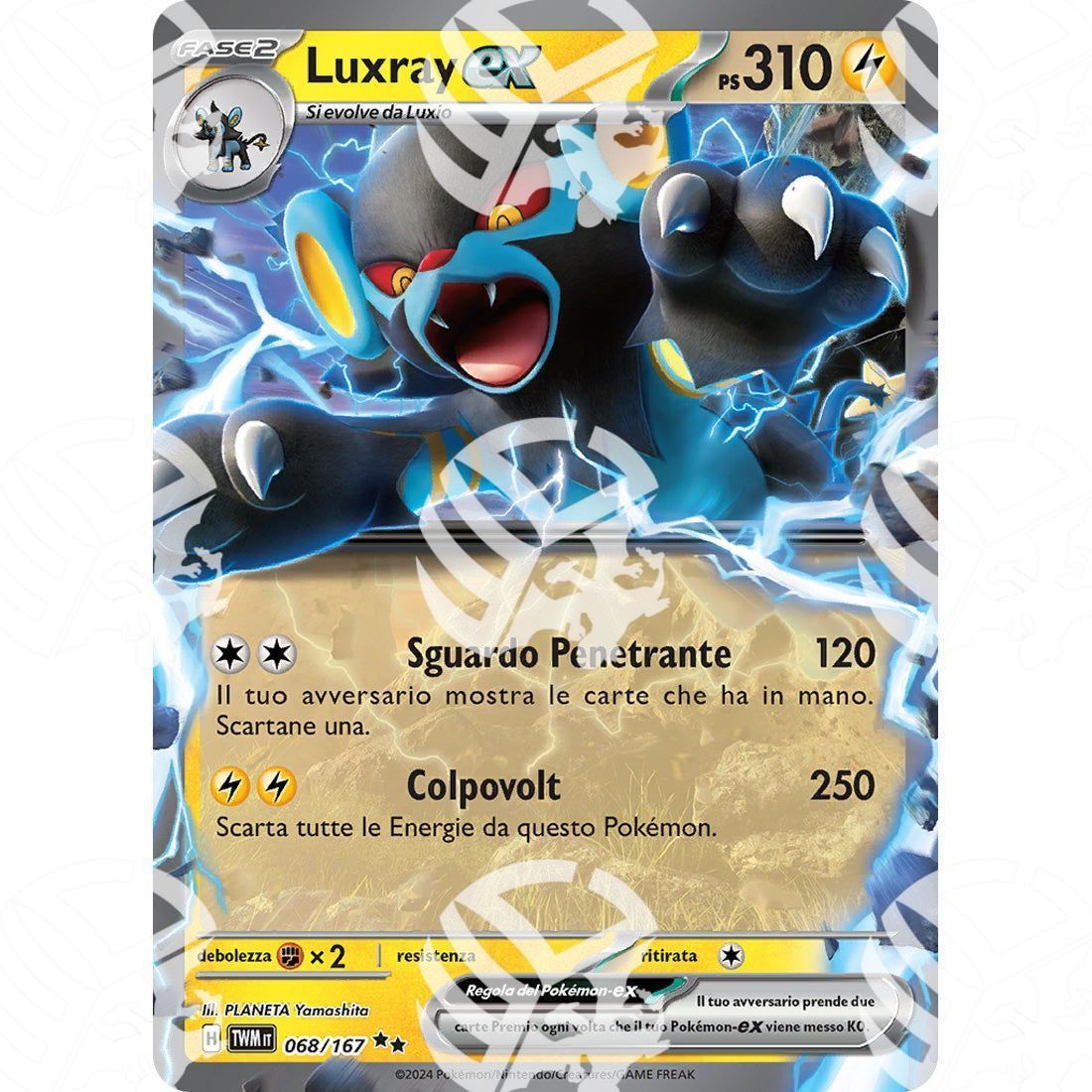 Crepuscolo Mascherato - Luxray ex - 068/167 - Warcard - Crepuscolo Mascherato - Luxray ex - 068/167 i prezzi più bassi sul mercato, solo da www.warcardshop.com! Carte singole, box, buste e mazzi.