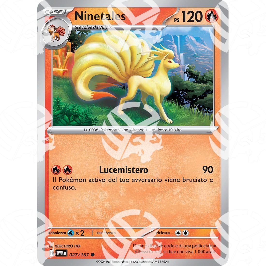 Crepuscolo Mascherato - Ninetales - 027/167 - Warcard - Crepuscolo Mascherato - Ninetales - 027/167 i prezzi più bassi sul mercato, solo da www.warcardshop.com! Carte singole, box, buste e mazzi.