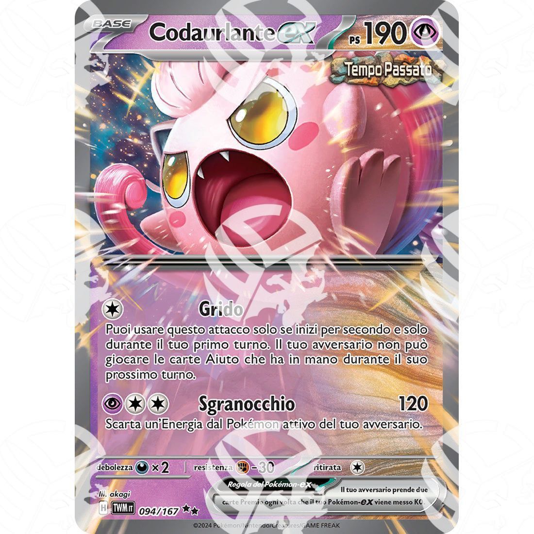 Crepuscolo Mascherato - Scream Tail ex - 094/167 - Warcard - Crepuscolo Mascherato - Scream Tail ex - 094/167 i prezzi più bassi sul mercato, solo da www.warcardshop.com! Carte singole, box, buste e mazzi.