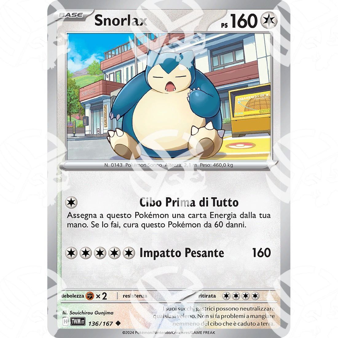 Crepuscolo Mascherato - Snorlax - 136/167 - Warcard - Crepuscolo Mascherato - Snorlax - 136/167 i prezzi più bassi sul mercato, solo da www.warcardshop.com! Carte singole, box, buste e mazzi.