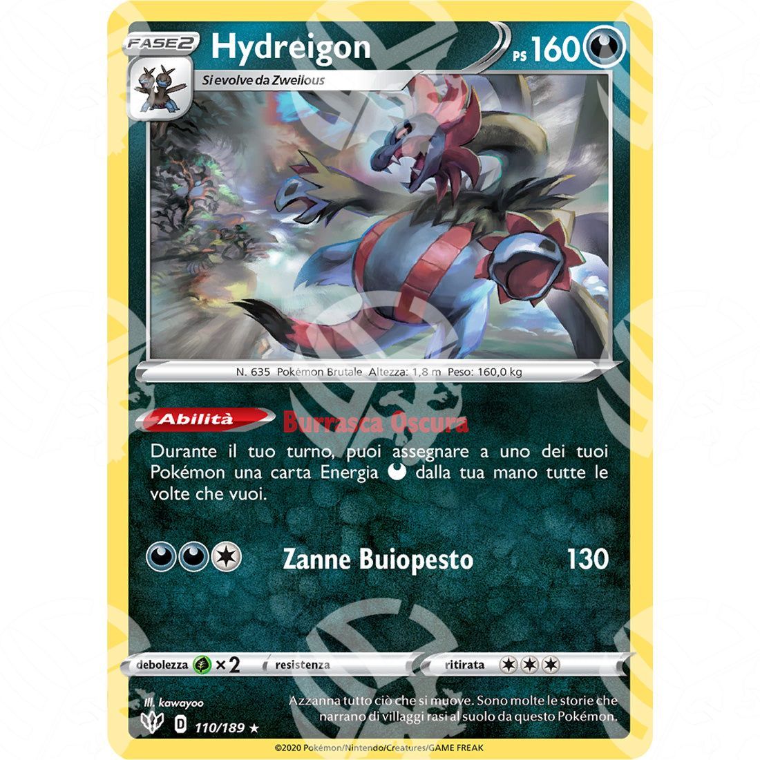 Fiamme Oscure - Hydreigon - 110/189 - Warcard - Fiamme Oscure - Hydreigon - 110/189 i prezzi più bassi sul mercato, solo da www.warcardshop.com! Carte singole, box, buste e mazzi.