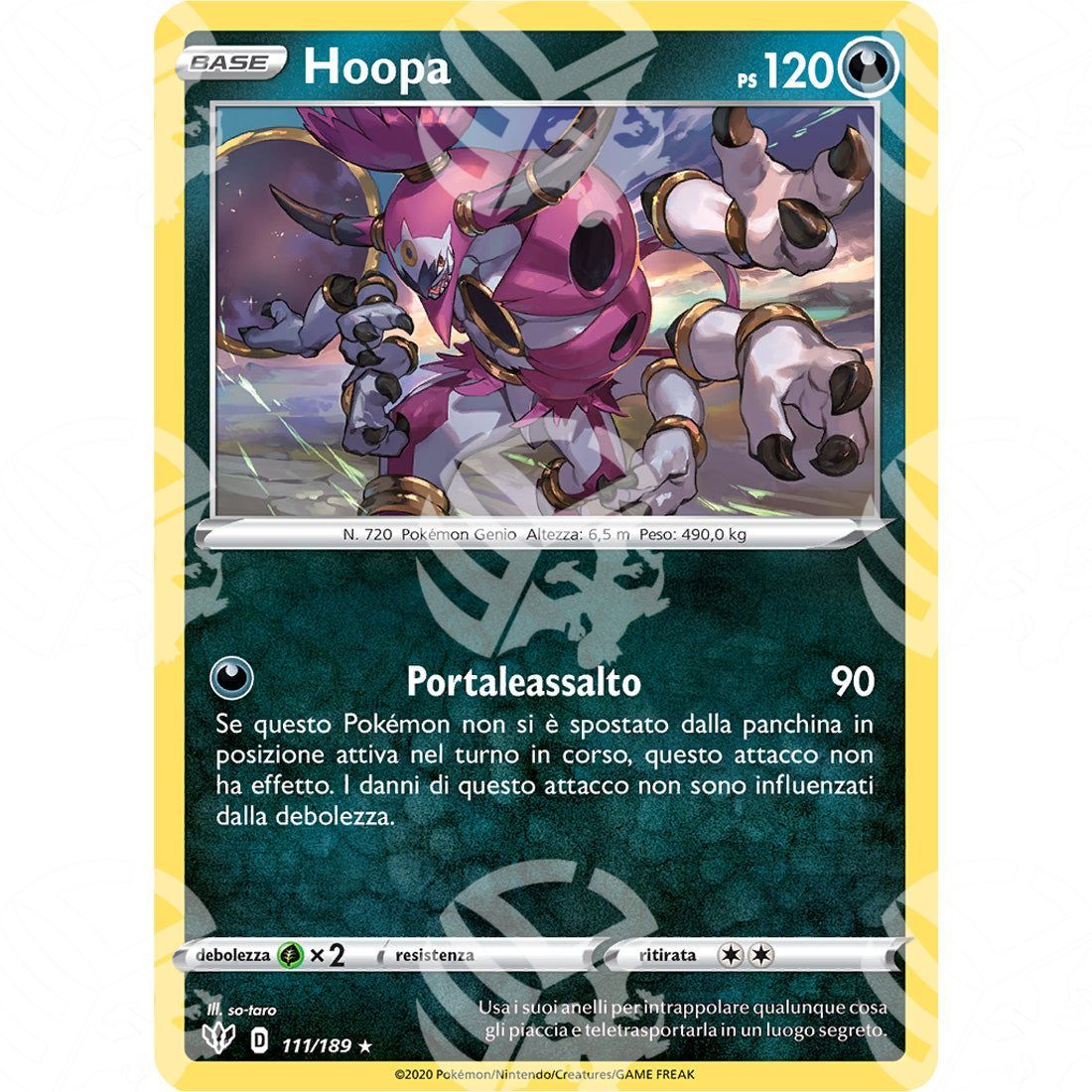 Fiamme Oscure - Hoopa - 111/189 - Warcard - Fiamme Oscure - Hoopa - 111/189 i prezzi più bassi sul mercato, solo da www.warcardshop.com! Carte singole, box, buste e mazzi.