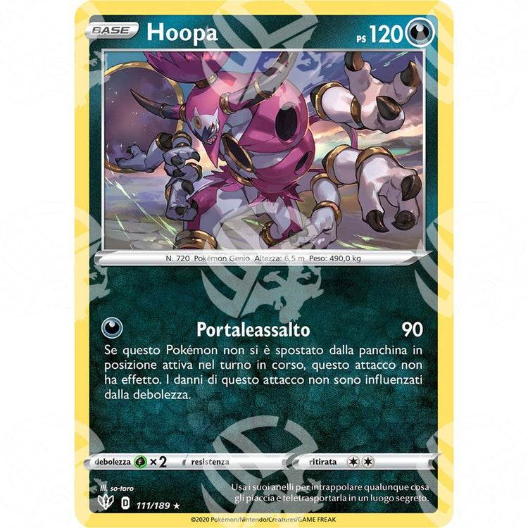 Fiamme Oscure - Hoopa - 111/189 - Warcard - Fiamme Oscure - Hoopa - 111/189 i prezzi più bassi sul mercato, solo da www.warcardshop.com! Carte singole, box, buste e mazzi.