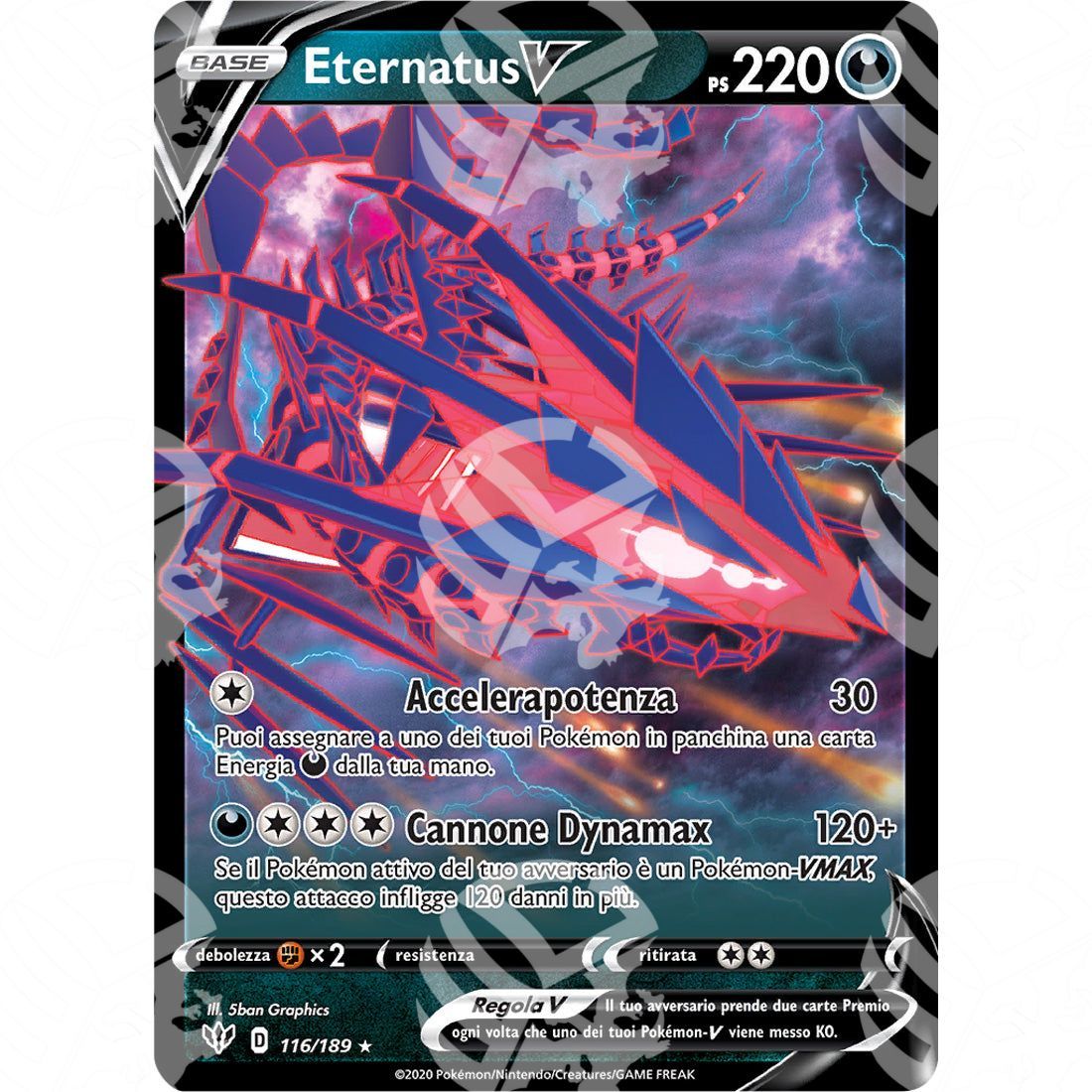 Fiamme Oscure - Eternatus V - 116/189 - Warcard - Fiamme Oscure - Eternatus V - 116/189 i prezzi più bassi sul mercato, solo da www.warcardshop.com! Carte singole, box, buste e mazzi.