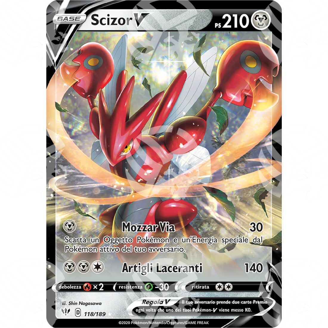 Fiamme Oscure - Scizor V - 118/189 - Warcard - Fiamme Oscure - Scizor V - 118/189 i prezzi più bassi sul mercato, solo da www.warcardshop.com! Carte singole, box, buste e mazzi.