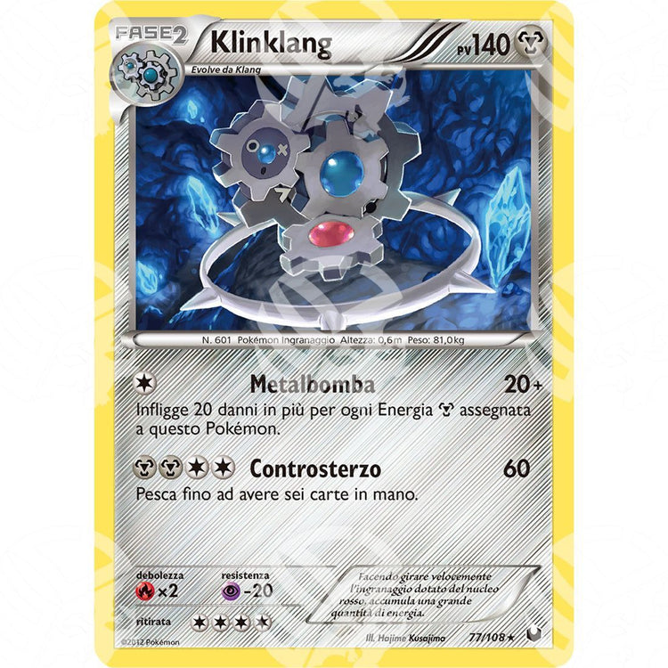 Esploratori delle Tenebre - Klinklang - Holo Rare 77/108 - Warcard - Esploratori delle Tenebre - Klinklang - Holo Rare 77/108 i prezzi più bassi sul mercato, solo da www.warcardshop.com! Carte singole, box, buste e mazzi.